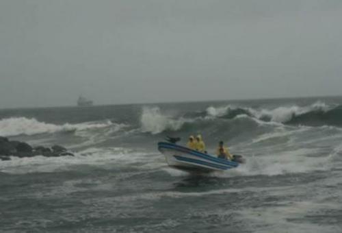 Alerta naranja por fuerte oleaje en el Golfo
